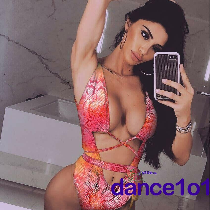 Đồ bơi buộc dây họa tiết sành điệu gợi cảm cho nữ