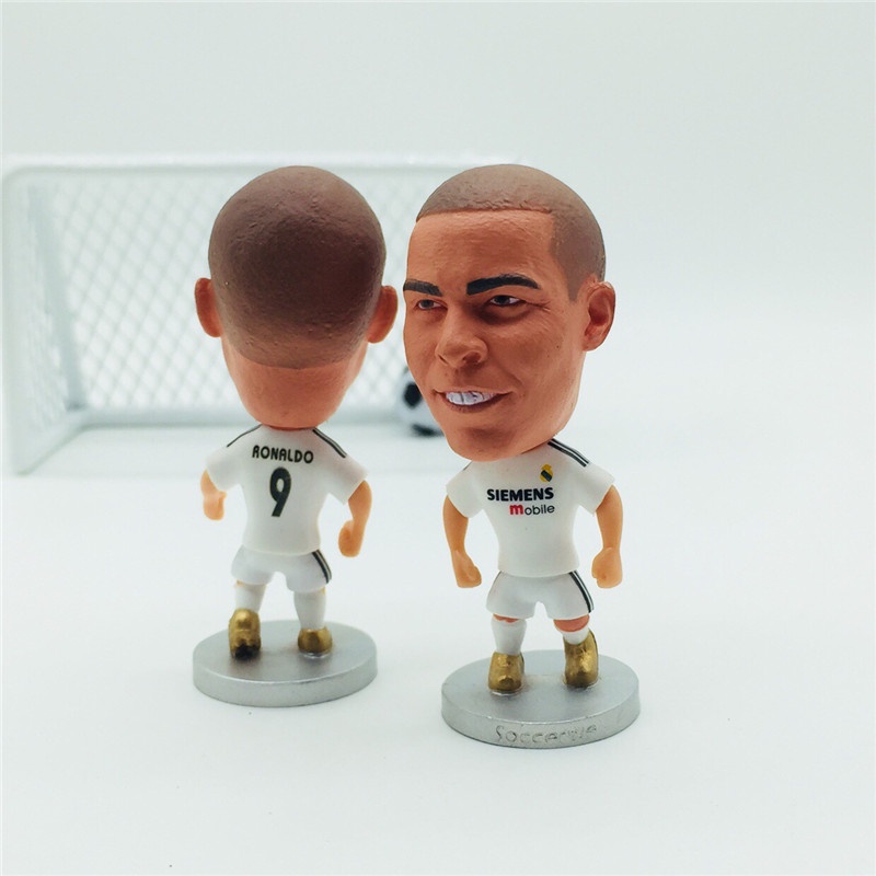 Mô Hình Cầu Thủ Bóng Đá Brazil Rivaldo Ronaldo Coutinho Cafu Neymar Jesus Alisson Carlos Pato Ronaldinho Cao 6.5cm