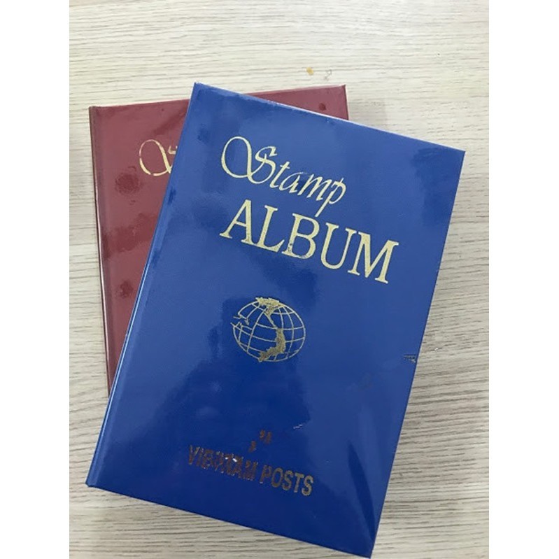 Album Lớn đựng 500 con Tem có phơi kèm sẵn.