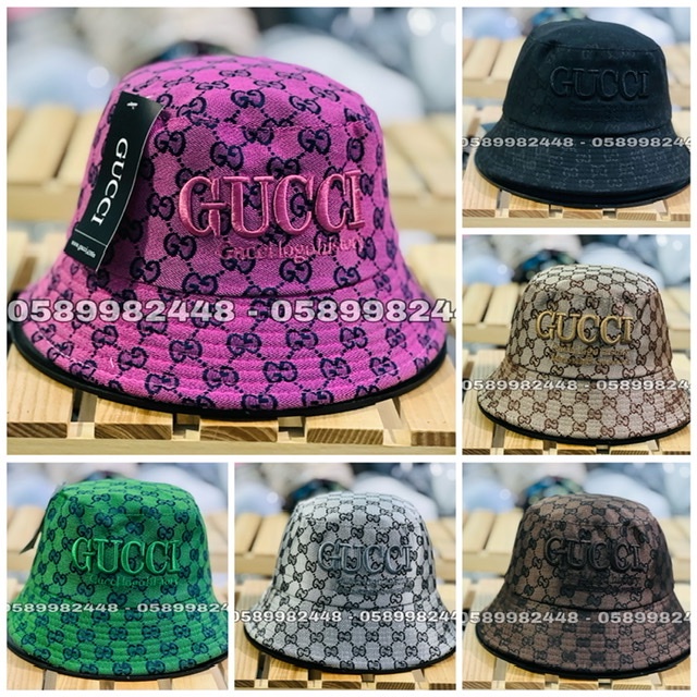 Mũ bucket tai bèo dệt gg thêu gx màu nổi cực lạ năng động ulzzang đơn giản (SỈ LE MU NÓN STOẺ)