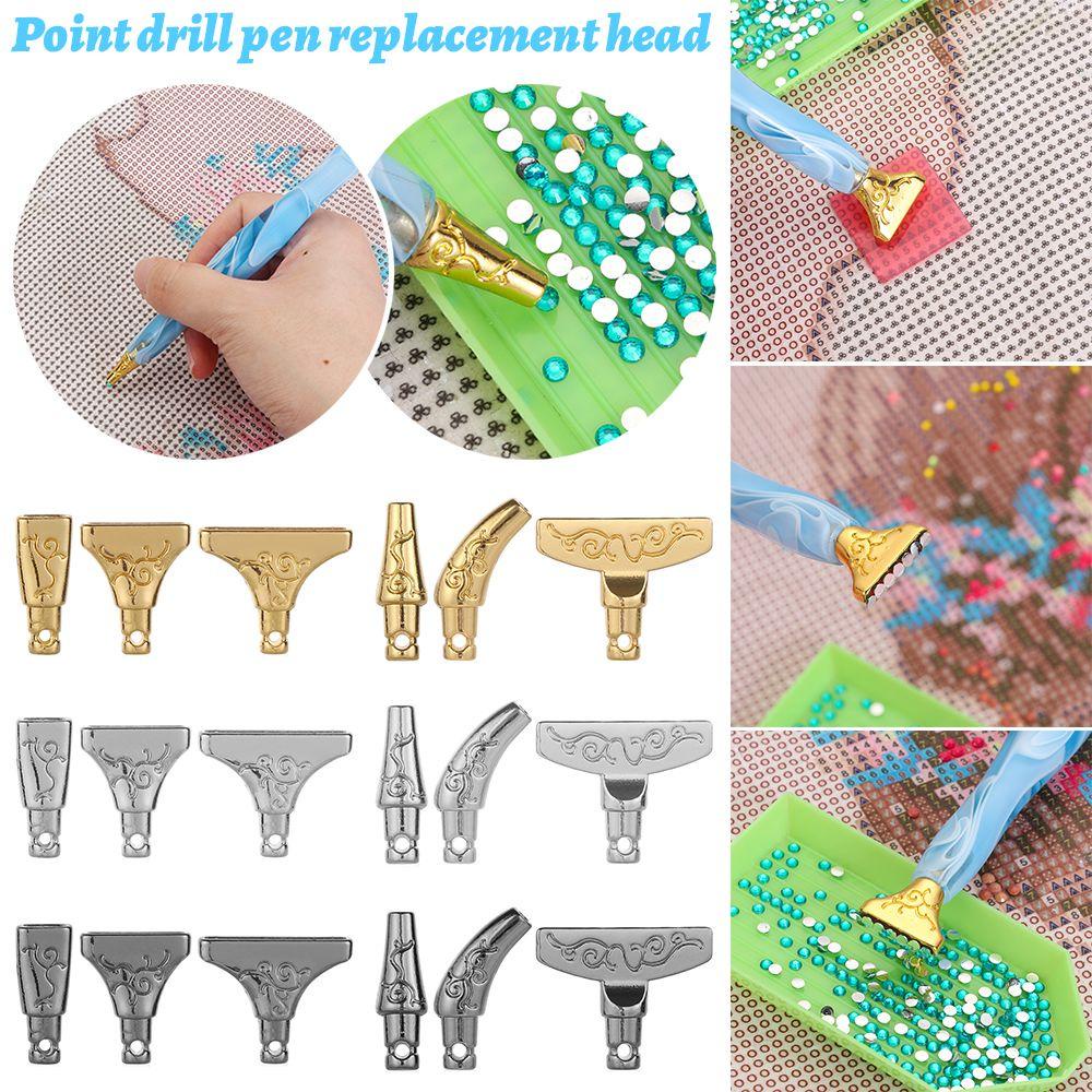 SUSANS Set 3 Đầu Thay Thế Cho Bút Thêu Thủ Công DIY