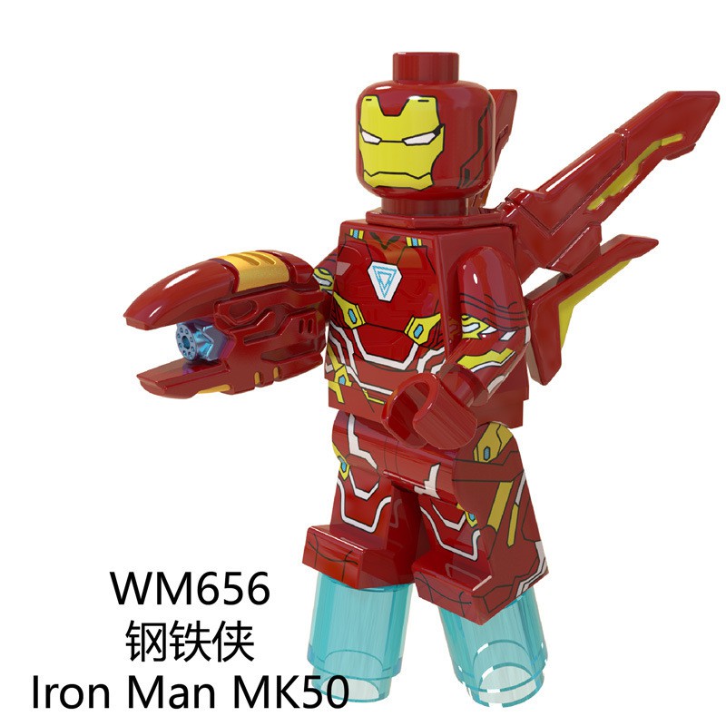 Mô Hình Lắp Ráp Lego Iron Man Avengers 4 Mk85 Captain Marvel Outrder Wm6055