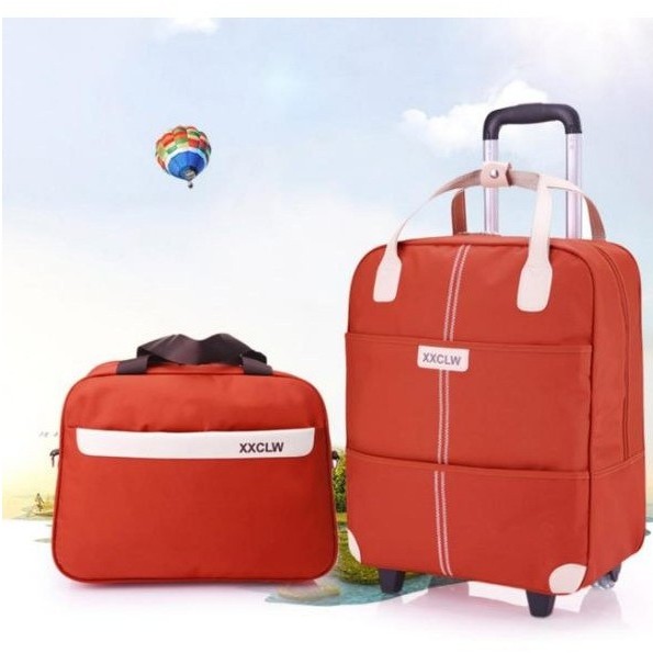 Vali kéo du lịch cao cấp tặng kèm túi du lịch - tt107