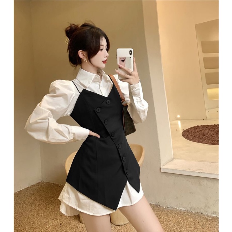 Set váy ôm dáng thời trang mùa thu cao cấp cho nữ