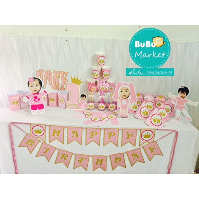 Set Sinh nhật bé Thiên Kim