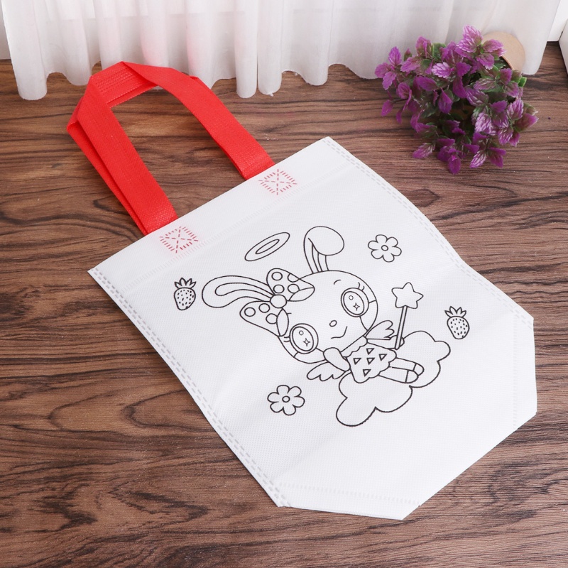 Túi Xách Tay Đựng Đồ Chơi Vẽ Graffiti Thân Thiện Với Môi Trường Bảo Vệ Môi Trường Cho Trẻ Em