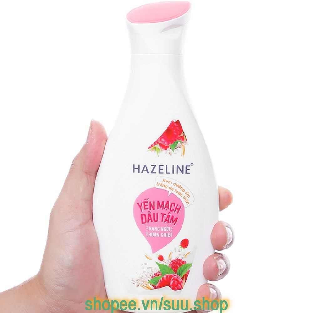 Sữa Dưỡng Thể 230ml Hazeline Dưỡng Ẩm Yến Mạch Dâu Tằm suu.shop cam kết 100% chính hãng