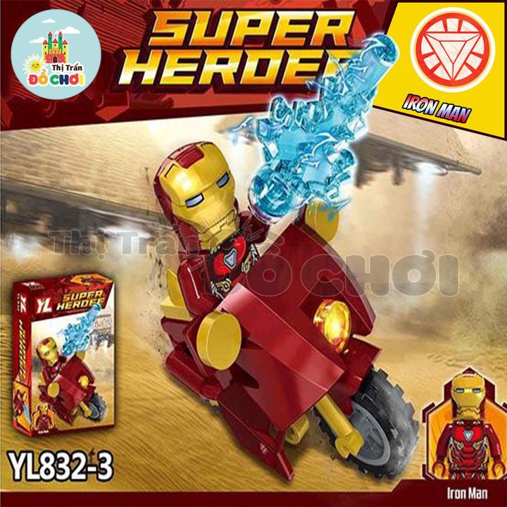 Đồ chơi lắp ráp robot siêu anh hùng cho bé YL832 - Thị trấn đồ chơi