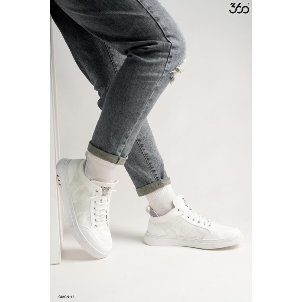 BÃO SALE Sneaker nam 360 BOUTIQUE giày trẻ trung, phong cách - GIACN117 -Ac24 new RẺ quá mua ngay ' hot : ◦ ! ༈ . ྇ .