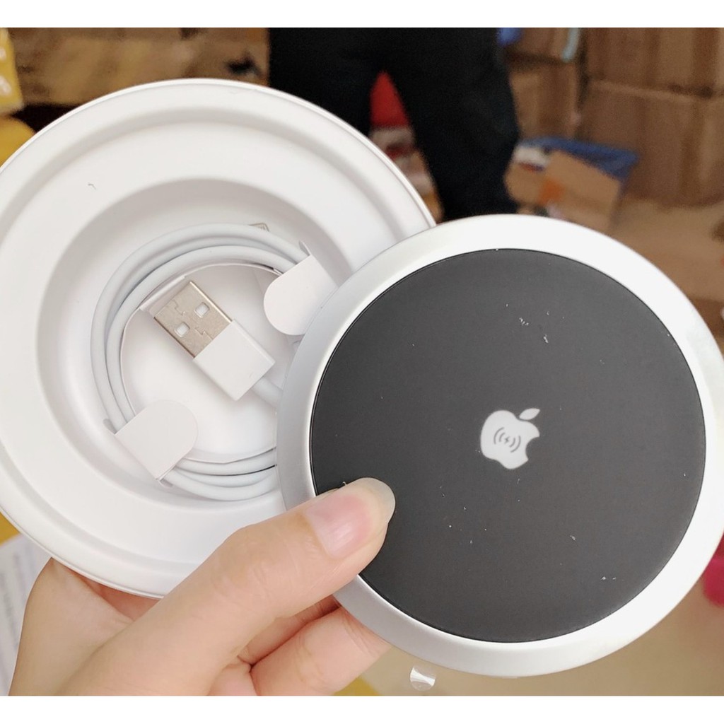 Đế Sạc Không Dây X13 Siêu Mỏng Cảm Ứng Wireless Charger Hỗ Trợ Sạc Nhanh Chuẩn Qi Xài Cho Apple Samsung iPhone Lightning