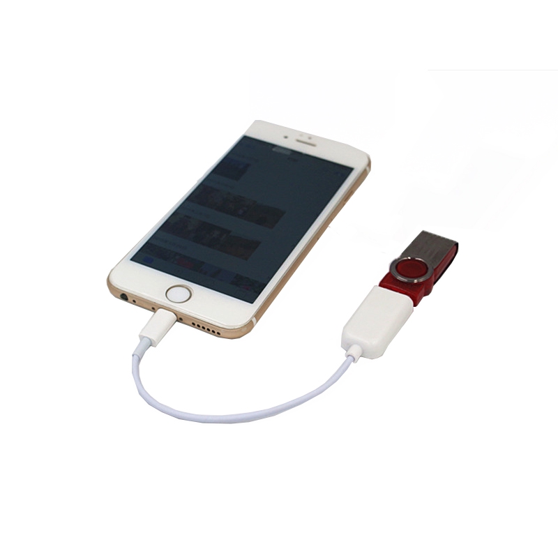 Cáp Chuyển Đổi 8 Pin Lightning Otg Sang Usb 2.0 Female Cho Iphone