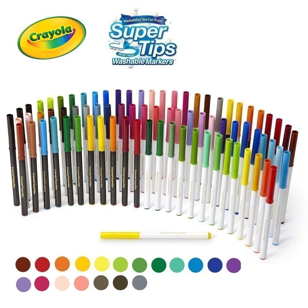 Bút marker Crayola Super tips bán lẻ