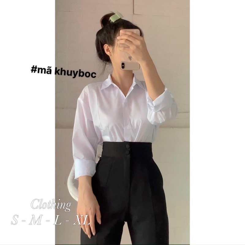 QUẦN TÂY LƯNG CAO 2 NÚT BỌC