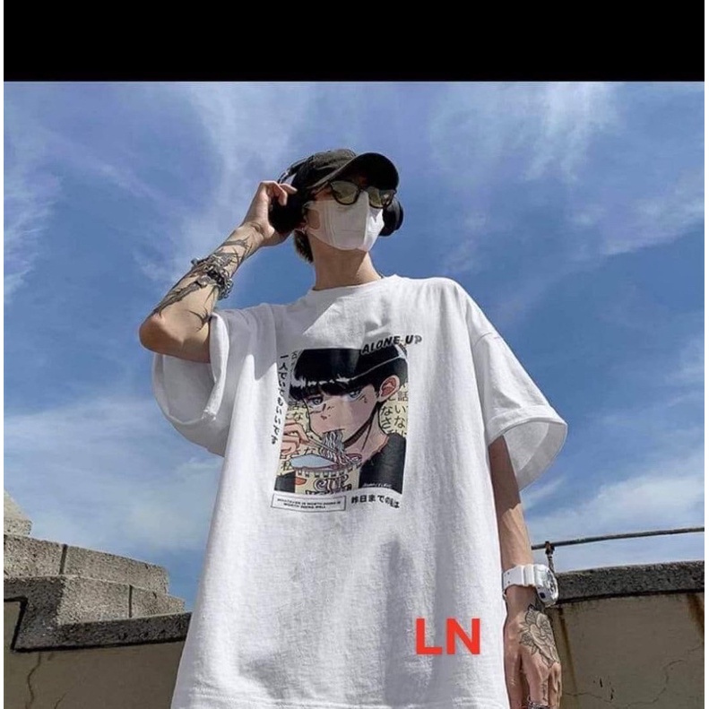 Áo phông cậu bé ăn mì TH6