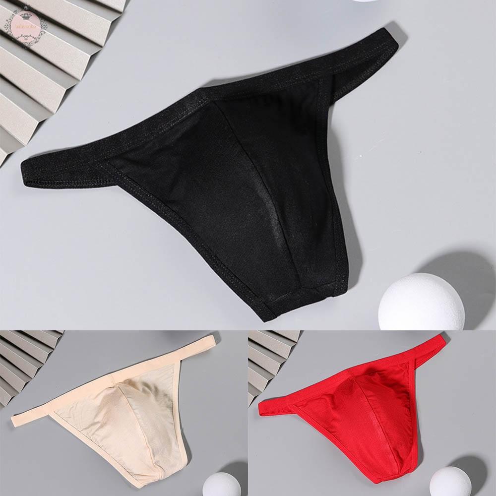 Men Sexy Pouch G-string Briefs Thong Bikini Underwear Sexy T Back Lingerie