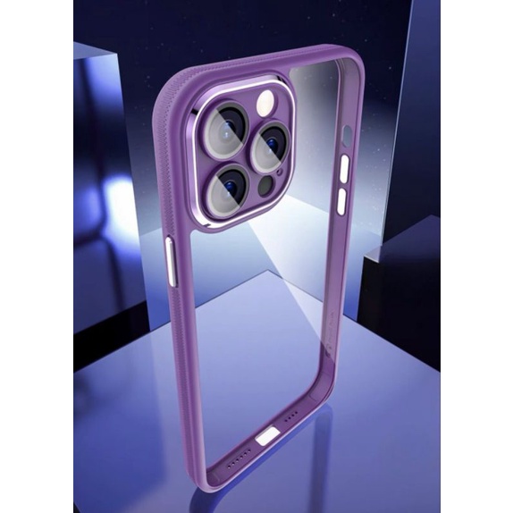 Ốp X&amp;M Touch Skin chống sốc vảo vệ loa và camera toàn diện cho Ip14/14 plus/14pro/14pro max
