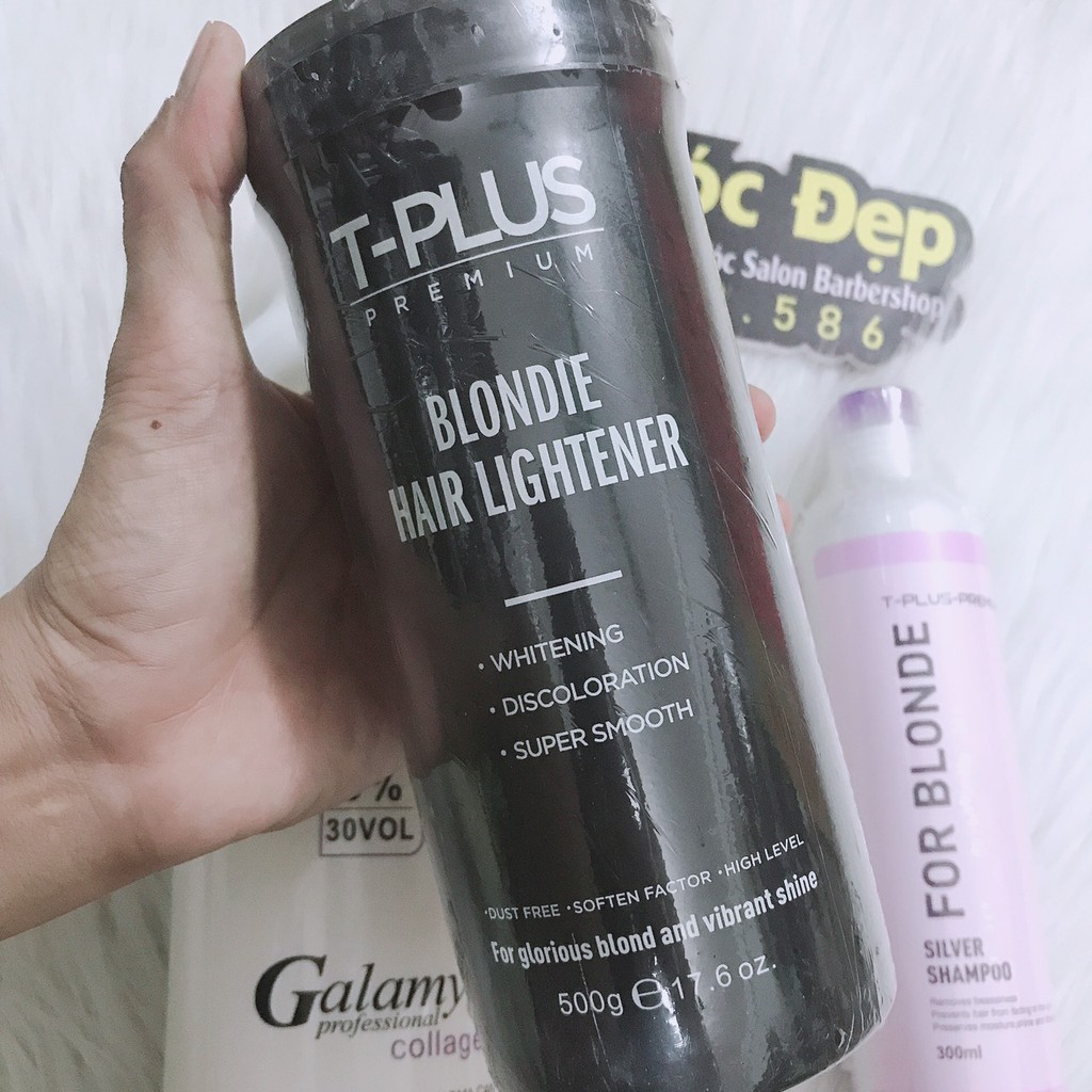 Bột tẩy tóc Cao Cấp  T-plus  Salon + khử vàng T-LUS 300ML