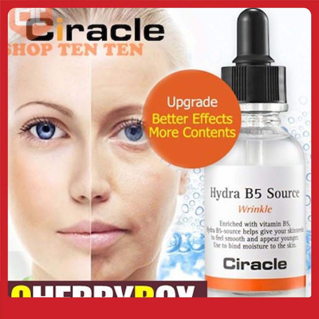 SERUM/ TINH CHẤT DƯỠNG TRẮNG/Tinh Chất Làm Trắng Chống Nhăn Ciracle Hydra B5