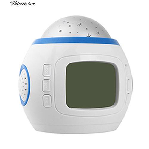 Đồng hồ báo thức hình ngôi sao có gắn đèn LED dùng trang trí phòng ngủ cho trẻ