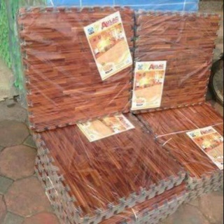 Thảm xốp vân gỗ 1 bộ 6 miếng 60x60cm (Thảm xốp lót nhà trải sàn)