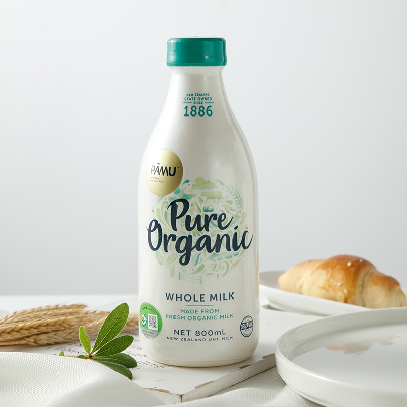 Sữa tươi tiệt trùng hữu cơ Pamu - Pure Organic 800ml