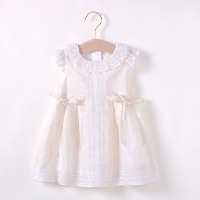 Váy Vlinder cột nơ phối ren