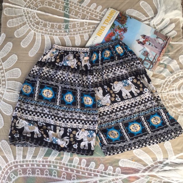 Quần Đùi Lanh Nam Nữ Loại 1 - SHOP GIAO HOẠ TIẾT NGẪU NHIÊN - Lucky Girl shop