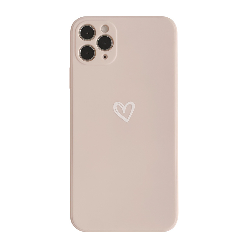 Ốp lưng phối hoạ tiết hình trái tim đơn giản Iphone 6/6plus/6S/6S plus/6/7/7plus/8/8plus/X/XS/XS Max/11/12/12MINI/12PROMAX