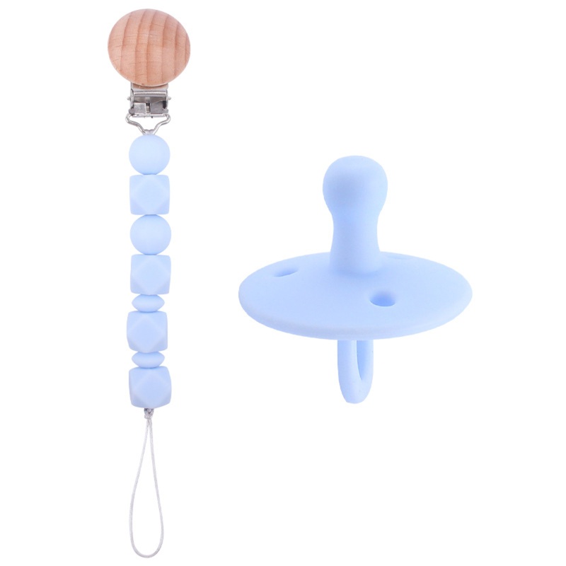 Kẹp Đồ Chơi Ngậm Mọc Răng Bằng Silicone Tiện Lợi Dành Cho Bé Gái