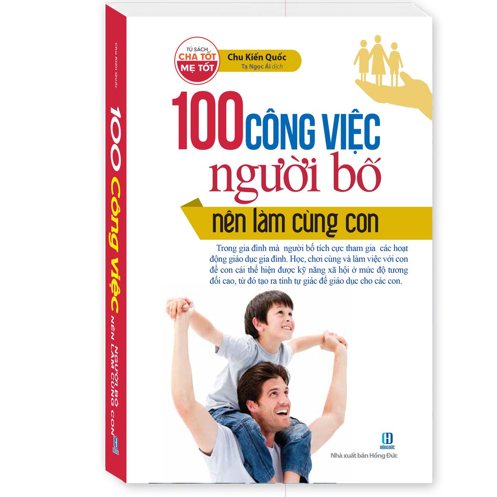 Sách - 100 công việc người bố nên làm cùng con Tặng Bookmark