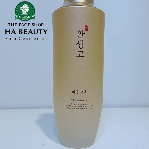 Nước hoa hồng trắng da dưỡng ẩm se khít lỗ chân lông The Face Shop Yehwadam Hwansaenggo Rejuvenating Radiance Toner 160m