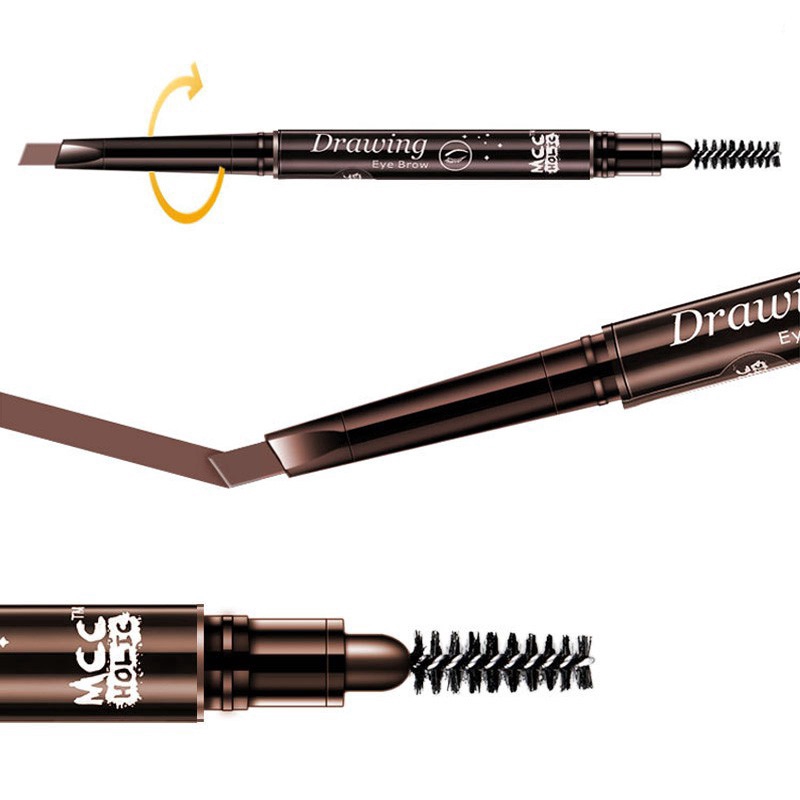 Chì kẻ mày kháng nước tích hợp cọ tiện dụng