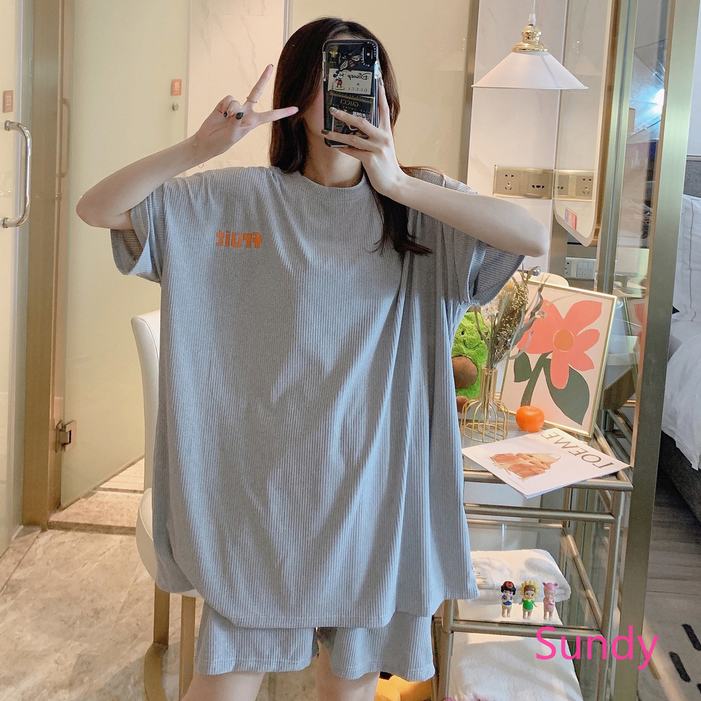 Bộ Đồ Ngủ Ngắn Thiết Kế Thoải Mái Dành Cho Nữ