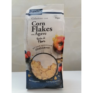 [300g] Ngũ cốc hữu cơ bắp ngô si rô cán dẹp [Italia] SOTTOLESTELLE Bio Organic Corn Flakes Agave (s.h.c)