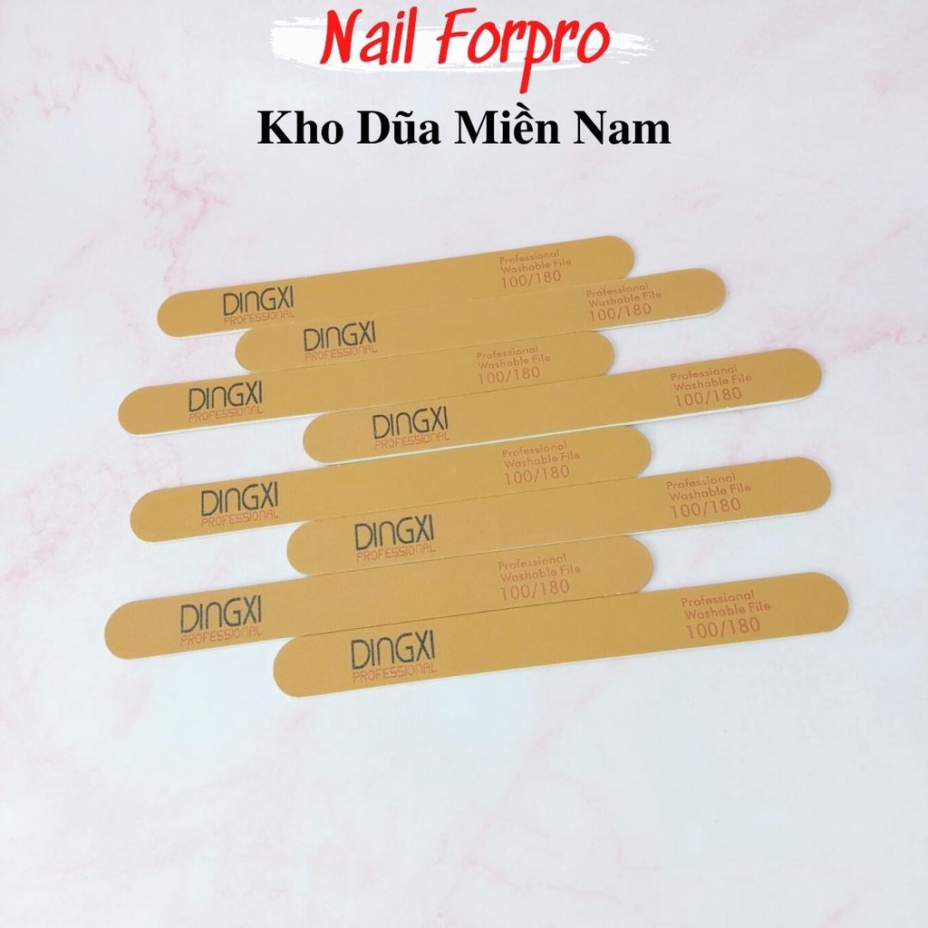 Dũa Móng Cao Cấp Dingxi - Dũa Mỏng Da Bò Độ Nhám 100/180