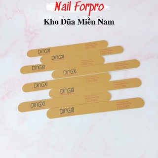 Dũa móng cao cấp dingxi - dũa mỏng da bò độ nhám 100/180