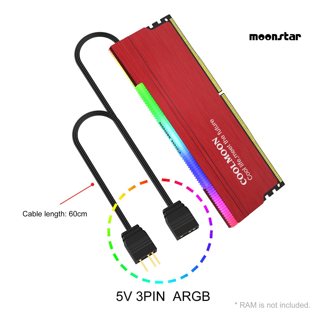 Quạt Tản Nhiệt 5v 3pin Argb Cho Máy Tính