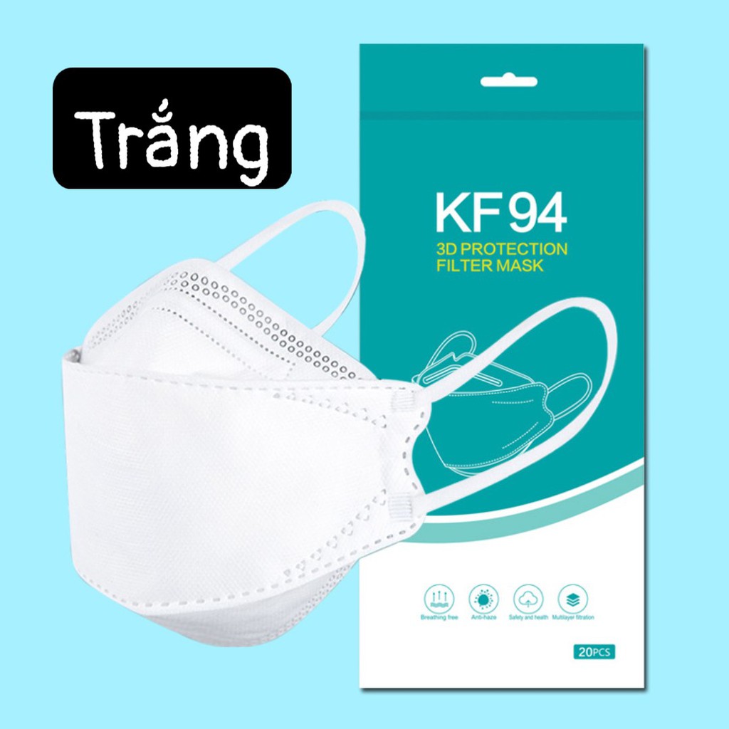 &lt;Seal riêng từng cái - Pastel&gt; Set 10 cái Khẩu trang KF94 chống bụi mịn PM2.5