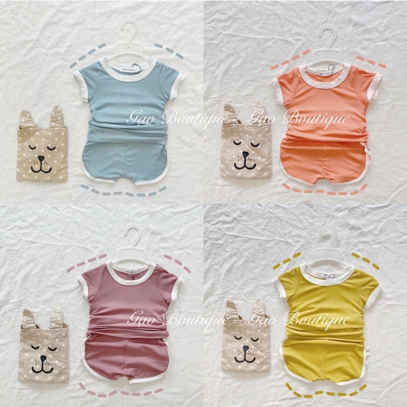 Bộ đồ hè Minky mom cho bé