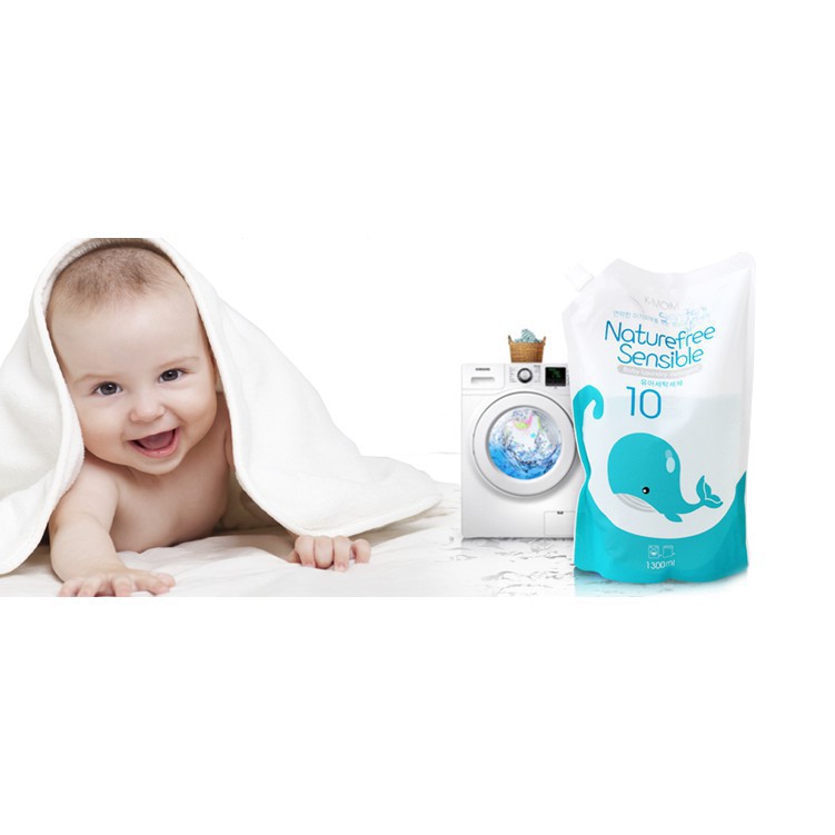 Nước Giặt Kmom Đồ Sơ Sinh Hữu Cơ (Organic) K-mom Hàn Quốc bao bì mới
