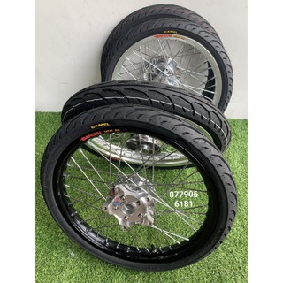 BÁNH CĂM EXCITER 150 HOẶC EXCITER 155 ĐÙM MẠ CROM NIỀNG NHÔM BANZAI VỎ RUỘT CRV THÁI ĐÃ RÚT CĂM VÔ VỎ RUỘT SẴN Y HÌNH