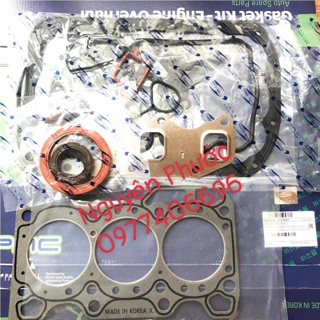 Bộ gioăng đại tu máy MATIZ 1 - 2 -3 / SPARK 2008 - 2010 / Mã PT 93740913/93740052