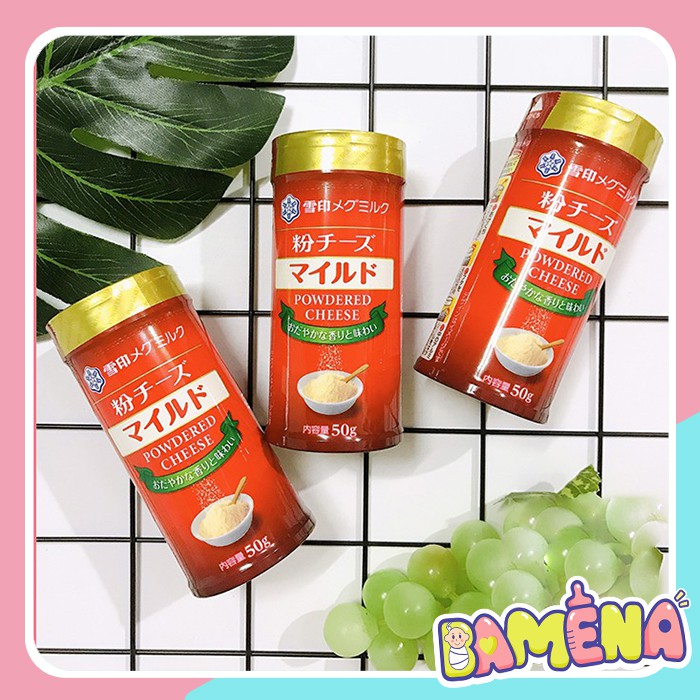 Phô mai rắc cháo Meg 50g cho bé ăn dặm bamena GV05