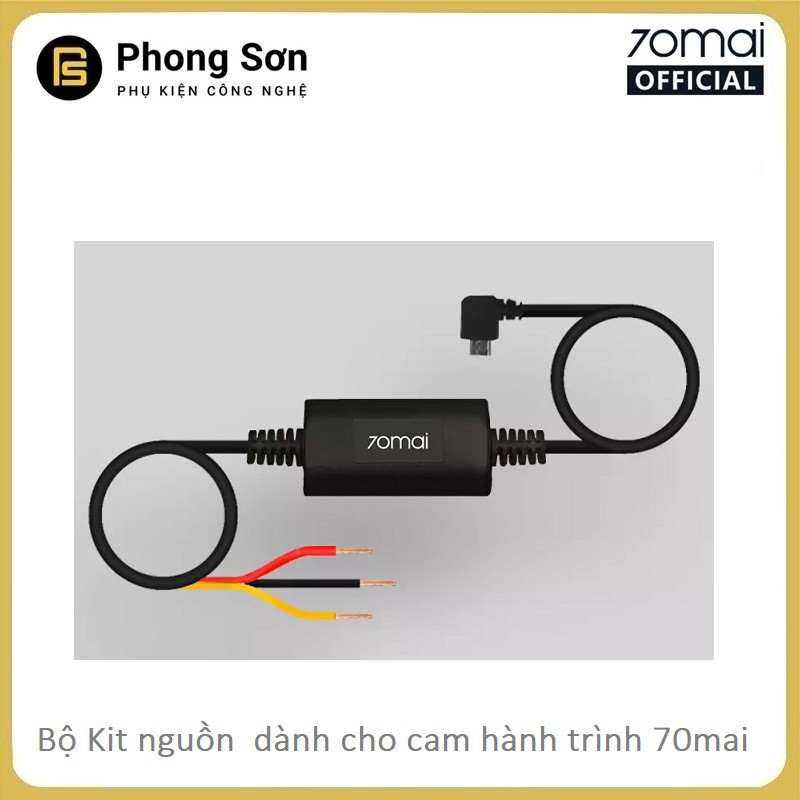 Dây nguồn Hardware Kit 70mai , đấu trực tiếp điện cho Camera hành trình 70mai Dash Cam A800 -Bảo Hành 06 Tháng | BigBuy360 - bigbuy360.vn