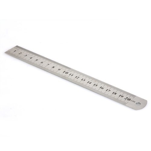 Thước thép 20cm bằng thép không gỉ chất lượng cao