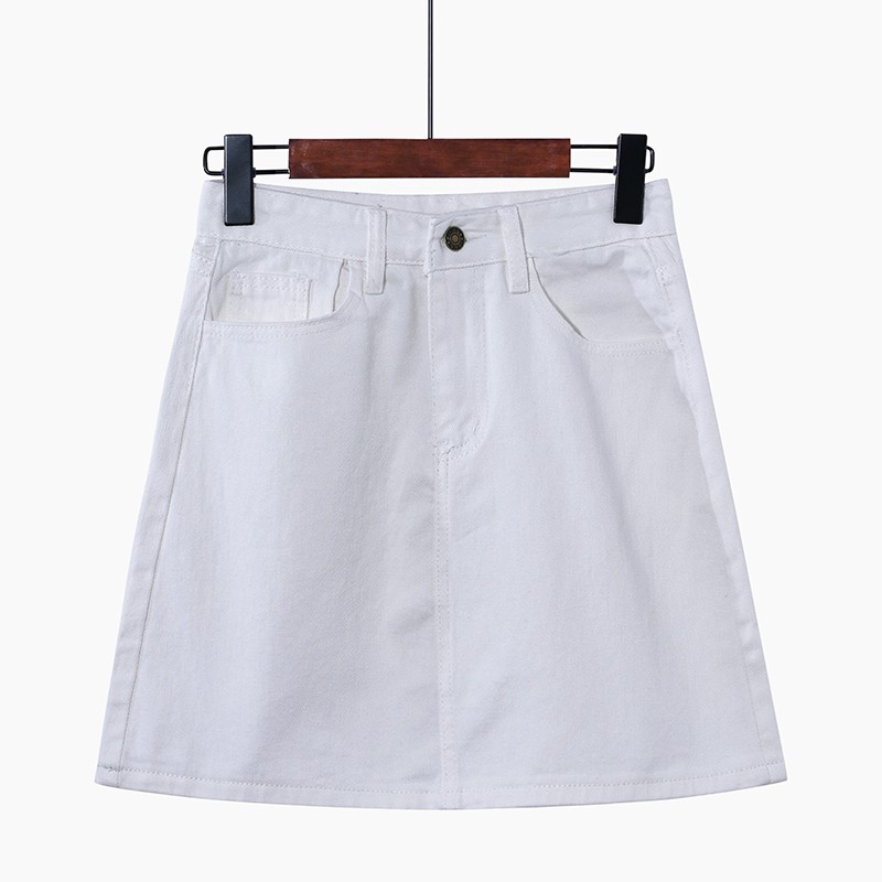 chân váy jean Dáng Chữ A Lưng Cao Kiểu Hàn Quốc Dễ Phối Đồ | BigBuy360 - bigbuy360.vn