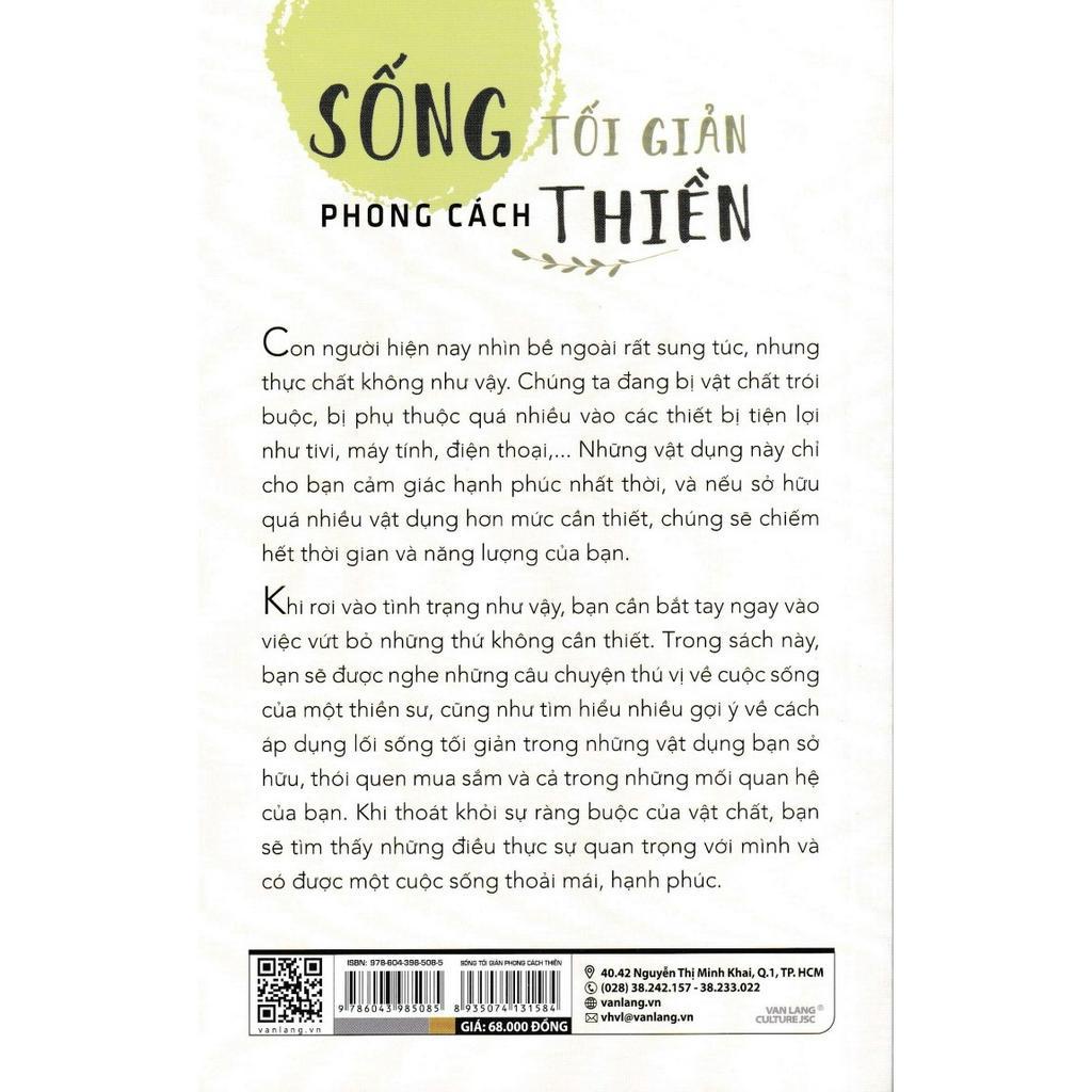 Sách - Sống Tối Giản Theo Phong Cách Thiền - Soushin Kanetake