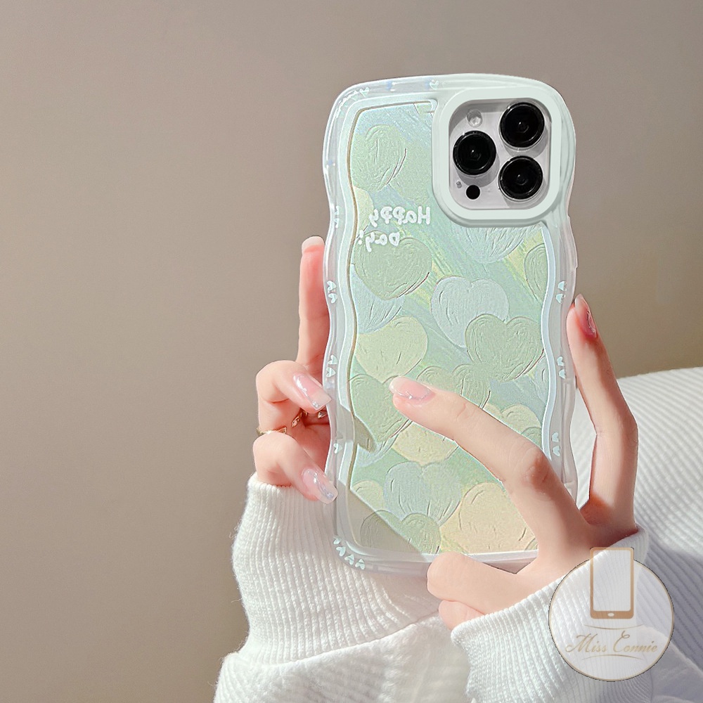 Ốp Điện Thoại Viền Gợn Sóng Cho IPhone 6Plus 7Plus 14 Plus XR 11 12 13 14 Pro Max X XS Max 6 6s Plus 7 8 Plus SE 2020 11Pro Max