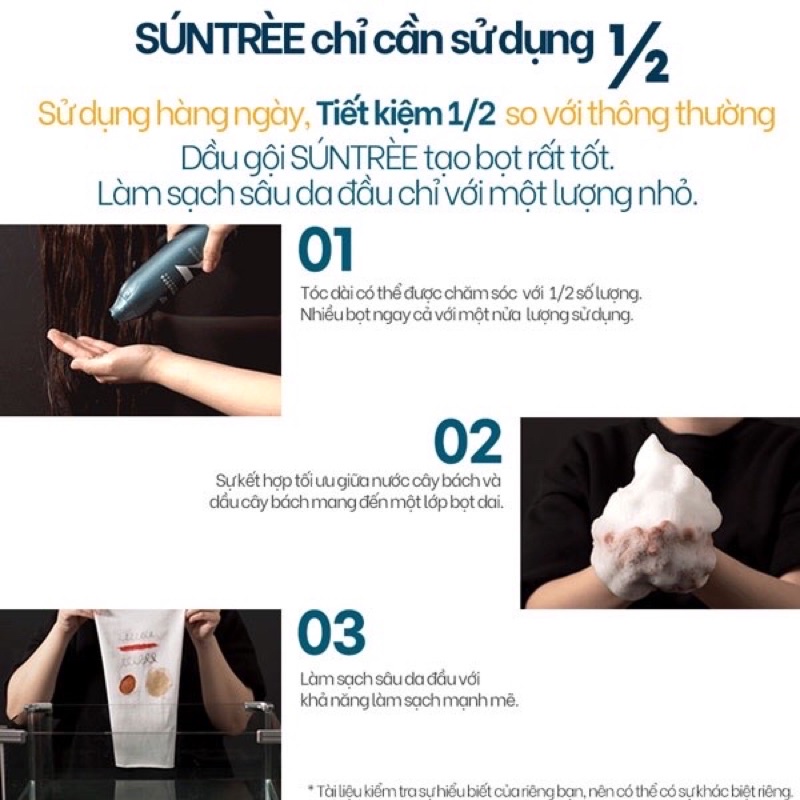Dầu gội giảm rụng tóc HEADSPA7 Suntree Shampoo 300ml PRN005