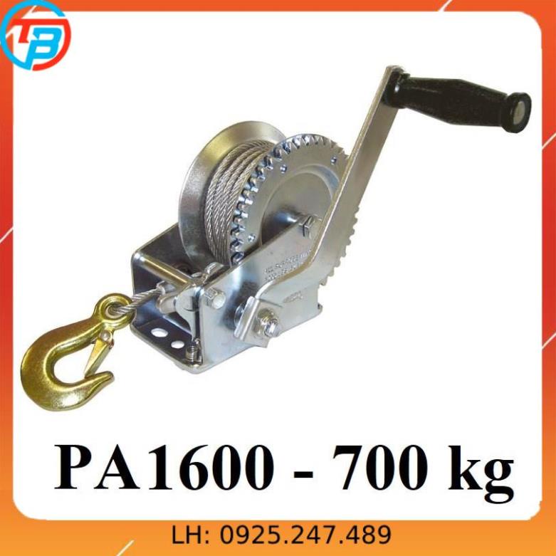 Tời quay tay 1600 - 700 kg CÁP THÉP Thái Bình VinàN